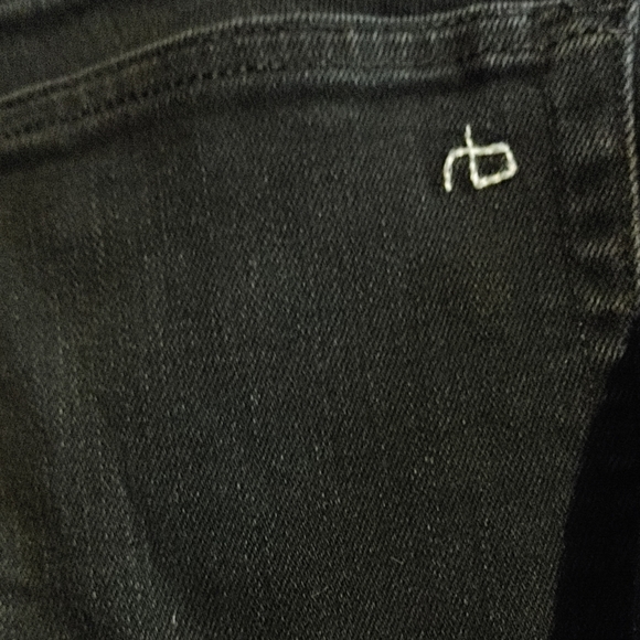 Rag and Bone standard issue fit one extra slim size 31 black - Picture 9 of 9